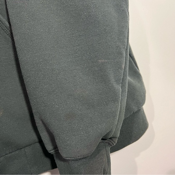 Carhartt Rain Defender Black Long Sleeve Full Zip Fleece Hooded Jacket Mens 2XL - Picture 8 of 10